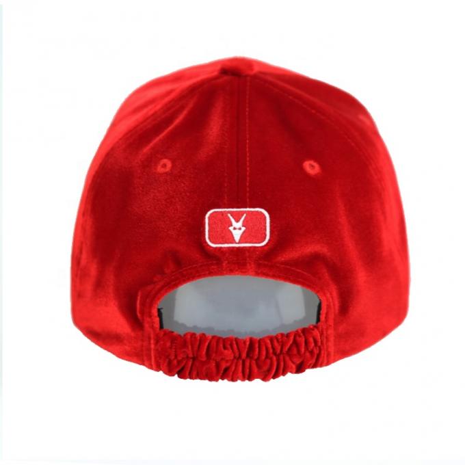 Winter-kundenspezifische Stickerei-Ebenen-Samt-Hut-Baseballmütze der hohen Qualität, Samtvatihut