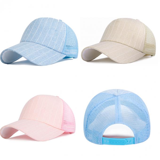 Kundenspezifische Logohüte tauschen hintere Baseballmütze der Kappe für Frauen