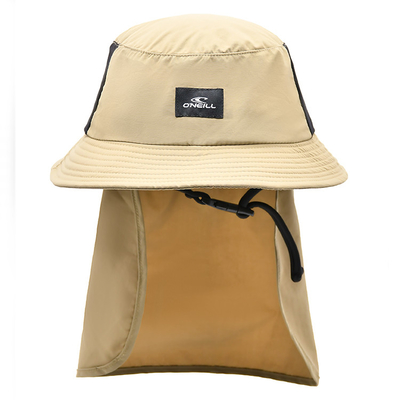 Kundenspezifischer Logo Fischer Bucket Hat Poylester 100% mit Schal-Schutz am Sun