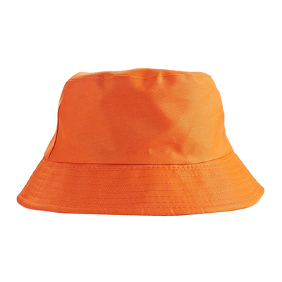 Personifizierter orange Jugend-Eimer-Hut, Normallack-gelüftete städtische Eimer-Hüte