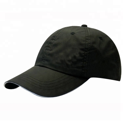 6 Platten-Mode-Polyester-Sport-Vati-Hüte mit Schließung der verstellbaren Rückenlehne