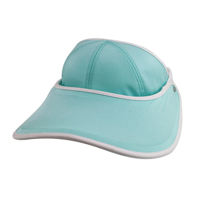 Kundenspezifisches Logo-PVCplastikplastiksonnenblende-Kappe, Sun-Hüte die Maske der Frauen