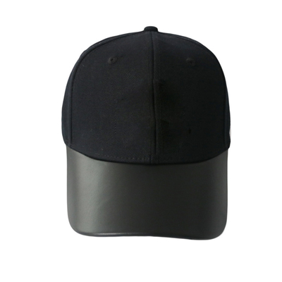 PU-Sport-Vati-Hut-Straßenarthüte schwärzen reine Farbe für Unisex