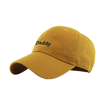 Gelbe Masken-Vati-Hüte der Farbe6 Platte gebogene für Frauen