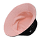 58cm umschaltbarer Eimer-Hut zufälliger kundenspezifischer Logo Embroidery Pink Color