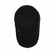 Schwarzes Platten-Baseballmütze der Baumwolle5 kundenspezifisches Embriodery-Logo 100%