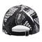 Polyester-schwarze Baseballmütze-kundenspezifische volle Sublimationsdruck-Baseball-Mütze 100%