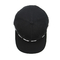 Hohe Haltbarkeits-schwarzer flacher Masken-Hysteresen-Hut mit gesticktem Logo