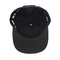 Hohe Haltbarkeits-schwarzer flacher Masken-Hysteresen-Hut mit gesticktem Logo