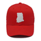 Platten-Baseballmütze der Nackenbands- mit Halterung6 mit Öse 6 verstärkte kundenspezifisches Logo der Nähte