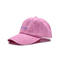 Personalisiertes Logo Oval Notleidender Vater Hut Stickerei Baseball Hüte Unisex gewaschen