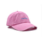 Personalisiertes Logo Oval Notleidender Vater Hut Stickerei Baseball Hüte Unisex gewaschen