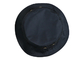 Fertigen Sie kundenspezifisches Logo des schwarzen Fischer-Eimer-Hutes für Mannfrau besonders an