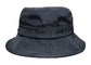 Fertigen Sie kundenspezifisches Logo des schwarzen Fischer-Eimer-Hutes für Mannfrau besonders an