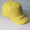 Zitronengelber Karikatur-Sport der Stickerei-3D/Applikation Baseball-Mütze bedeckt den Unisex Hut mit einer Kappe
