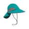 Grüner breiter großer Rand Boonie-Hut im Freien für Damen Sommer-Tätigkeit