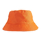 Personifizierter orange Jugend-Eimer-Hut, Normallack-gelüftete städtische Eimer-Hüte