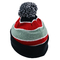 Merinowolle Knit Beanie-Hüte Customde-Logo-Ebene Beanie-Winter-Kappe 100%