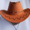 Kinder-und Erwachsen-Veloursleder-Cowboy Boonie-Hut im Freien, wasserdichte fördernde Eimer-Hüte