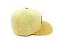 Gelbe flache Rand-Hysteresen-Hut-Betriebsfaser-trockenes und Breathable passendes für Sommer