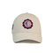 Kundenspezifisches Weiß druckte Baseballmützen/Gummiflecken-Baumwolle Gorras-Baseball-Mütze-3D