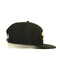 6 Platten-flache Bill-Hüte, Rand-Schwarzes Gorras-acrylsauerkappe der Gewohnheits-100% flache, kundenspezifisches Logo