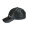 Bequeme schwarze lederne materielle Sport-Vati-Hüte mit Metallschnalle