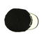 Schwarzer Applikations-Flecken-flache Stickerei-Mann-Hüften-Knall-Baseballmütze mit Metallschnalle