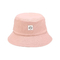 7cm langer Rand-Rosa-Fischer-Bucket Hat With-Plastikhaken-Schleife