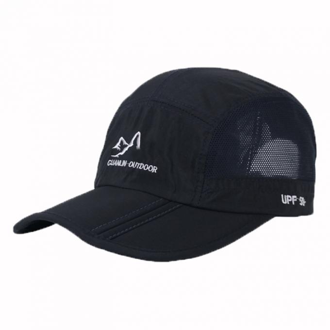Kundenspezifischer faltbarer Camper bedeckt stilvolle Kurvenrand-Sporthüte für Unisex mit einer Kappe