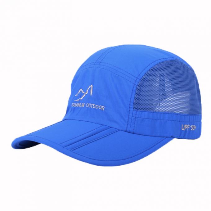 Kundenspezifischer faltbarer Camper bedeckt stilvolle Kurvenrand-Sporthüte für Unisex mit einer Kappe