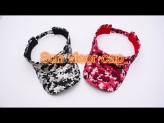 BSCI-Fabrik kundenspezifische Digital, die Tarnungs-Sport-Golf-Kappen-justierbaren Strand-Sonnenblende-Hut druckt