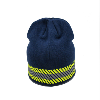 Kundenspezifischer Logo Polyester Knit Beanie Hats für zufälligen Umfang der Gelegenheits-58CM