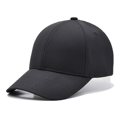 Custom 6 Panel leere Baseballmütze 58cm kühl weiches Polyester zerrissen Papa Hut