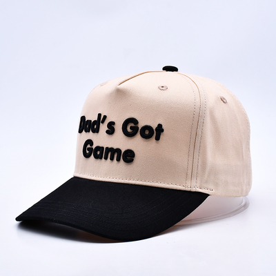 Anpassbares Hochwertiges 3D-Embroidered Logo Sports Gorras 5 Panel Sport Original Baseball Cap