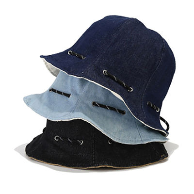 Heißer Verkauf Fischerhut Großhandel Frühling und Sommer Kleidung Verwandeln Sie sich in eine Tasche Baumwolle Erwachsene Unisex Einfarbig Wendbar Eimer Hüte