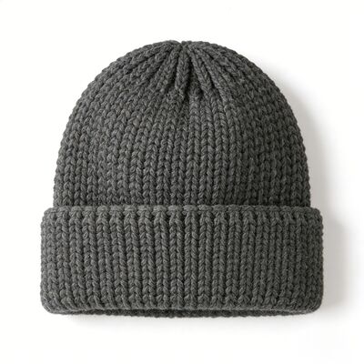 Custom Logo Unisex Strick Beanie Hut mit hochwertigem Acryl für Winterwärme und Stil