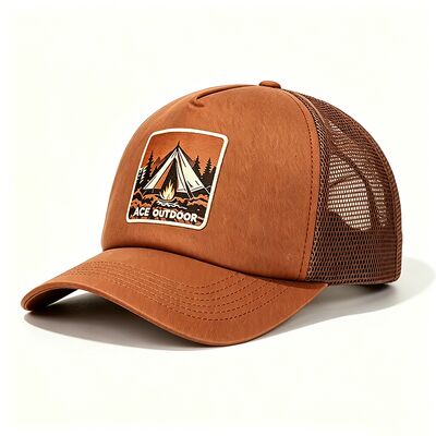Baumwolle Schweißband Trucker Cap mit 6 oder kundenspezifischen Augenlöcher langlebige Mesh-Panels verstellbar Snapback-Schließung perfekt für Outdoor-Aktivitäten
