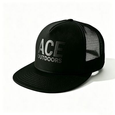 Siebdruck-Logo, 5-Panel-Trucker-Kappe, Unisex, bequeme Passform, ideal für alle Jahreszeiten, verstellbare, leichte Kopfbedeckung