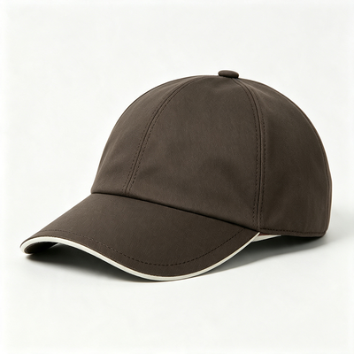 Handwäsche 6-Panel-Baseballkappe Hohe Krone Atmungsaktiver Stoff Leichtes Design Perfekt für Outdoor-Aktivitäten