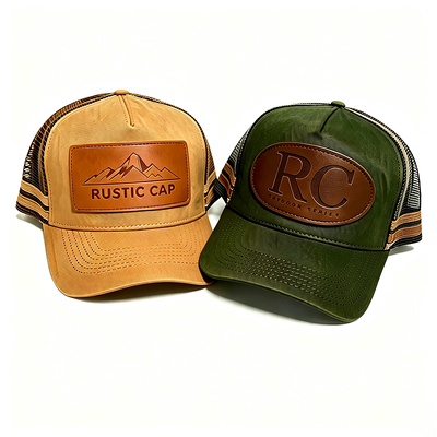 6-Panel Konstruierte Trucker Mesh Kappe mit atmungsaktivem Mesh-Rücken, verstellbarem Schnappverschluss, ideal für Veranstaltungen und Uniformen