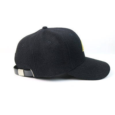 Schwarze Unisexfarbe gestickte Jugend-Baseball-Mützen/Platten-Hysteresen-Hüte des Mode-Entwurfs-6