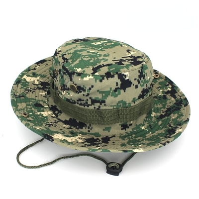 Militärtarnung Mesh Boonie Bucket Cap For, der das Klettern wandernd jagt