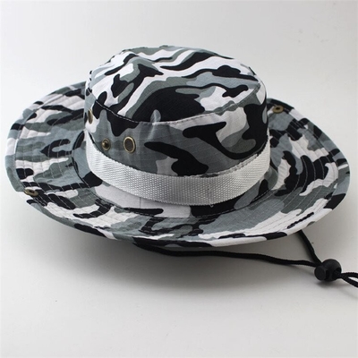 Militärtarnung Mesh Boonie Bucket Cap For, der das Klettern wandernd jagt