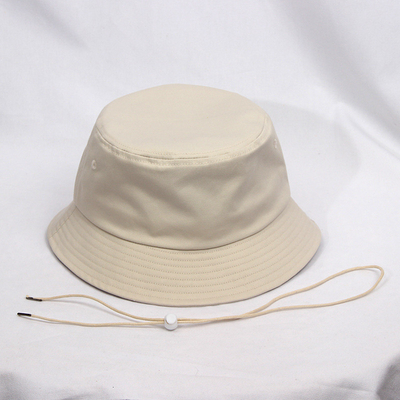 Reine Unisexbaumwollesun-Hut-Strand im Freien mit Schutz Fisher Bucket Cap 58CM