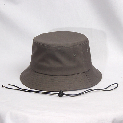 Reine Unisexbaumwollesun-Hut-Strand im Freien mit Schutz Fisher Bucket Cap 58CM