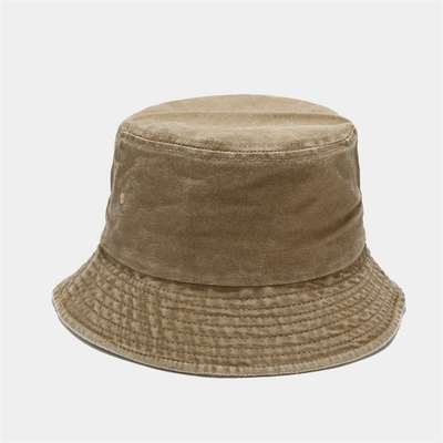 Erwachsen-Grey Red Black Fisherman Bucket-Hut-Baumwollweiche 100% 58CM