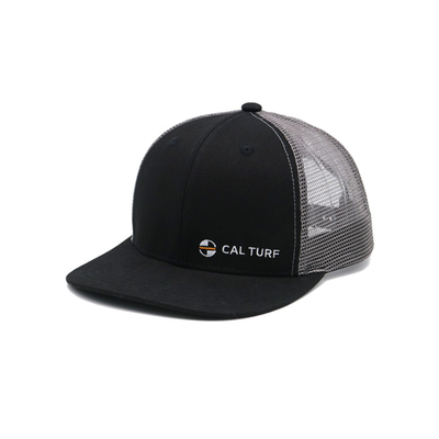 Custom Cotton Polyester Fabric Adult Trucker Cap mit Stickerei-Logo Größe anpassen