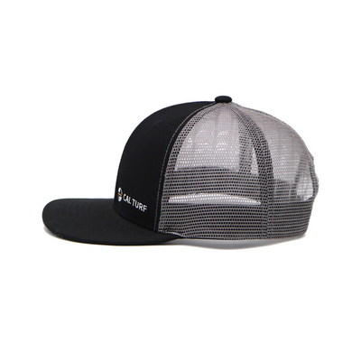 Custom Cotton Polyester Fabric Adult Trucker Cap mit Stickerei-Logo Größe anpassen