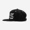 Flache Hysteresen-Hüte des Rand-60cm Hip Hop mit addieren Bild-Text Logo Customized
